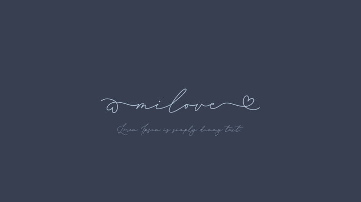 milove Font