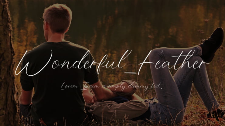 Wonderful_Feather Font