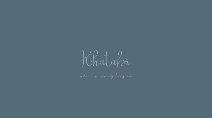 Khatabi Font