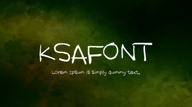 KSAFONT Font