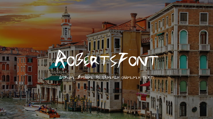 RobertsFont Font