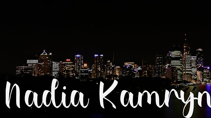 Nadia Kamryn Font