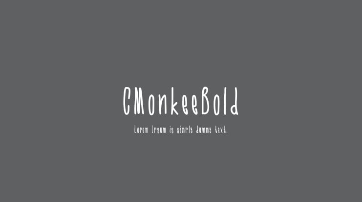 CMonkeeBold Font Family