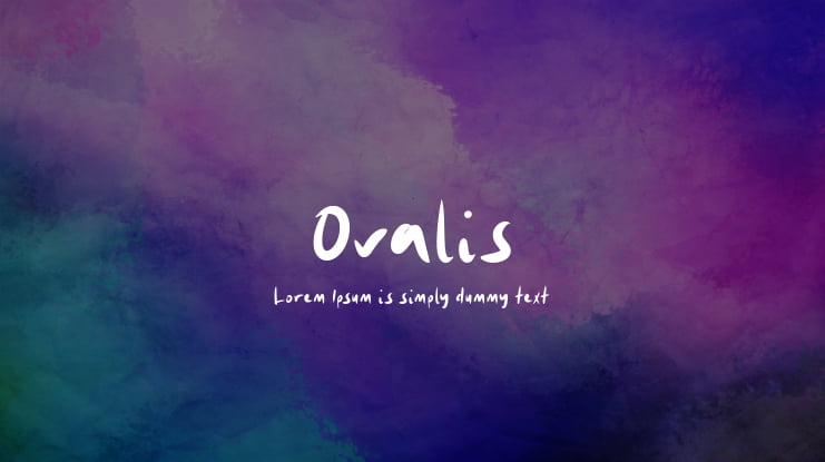 Ovalis Font