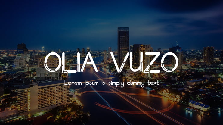 OLIA VUZO Font