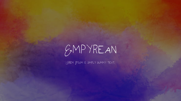 Empyrean Font