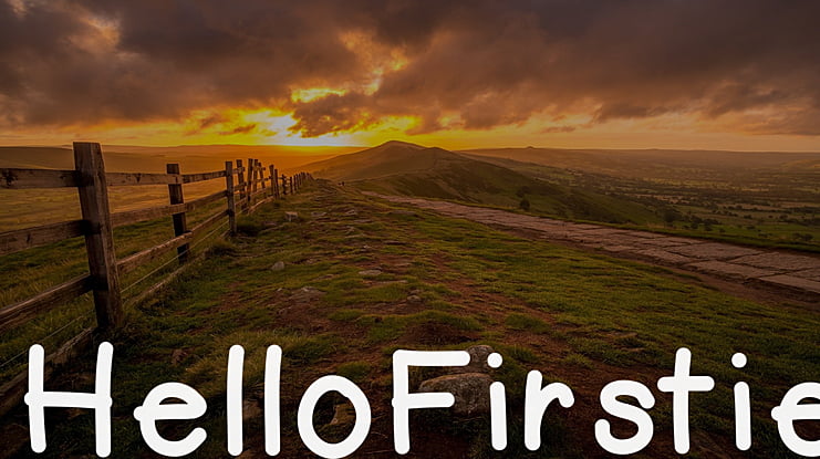 HelloFirstie Font