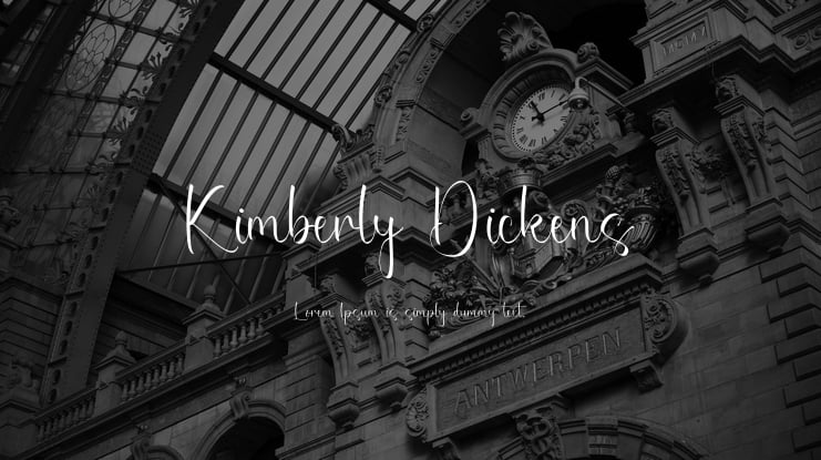 Kimberly Dickens Font