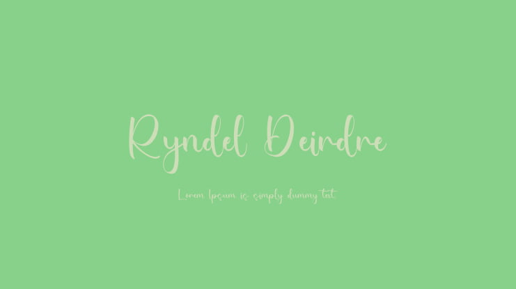 Ryndel Deirdre Font