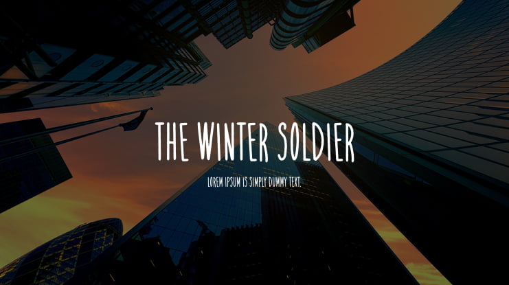 The Winter Soldier Font