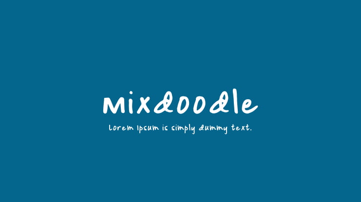 Mixdoodle Font