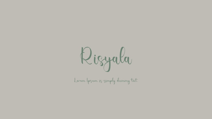 Risyala Font