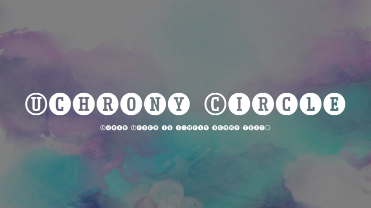 Uchrony Circle Font Family