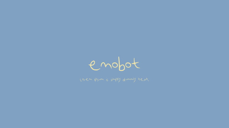 emobot Font