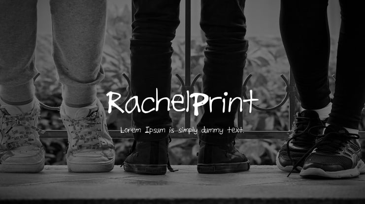 RachelPrint Font