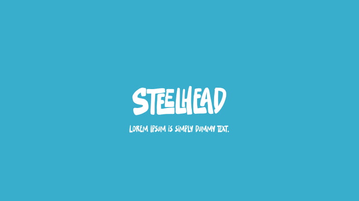 Steelhead Font