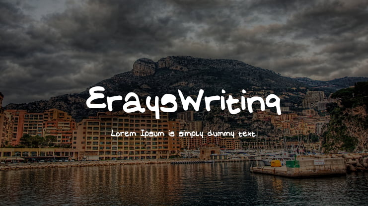 EraysWriting Font