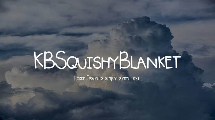 KBSquishyBlanket Font