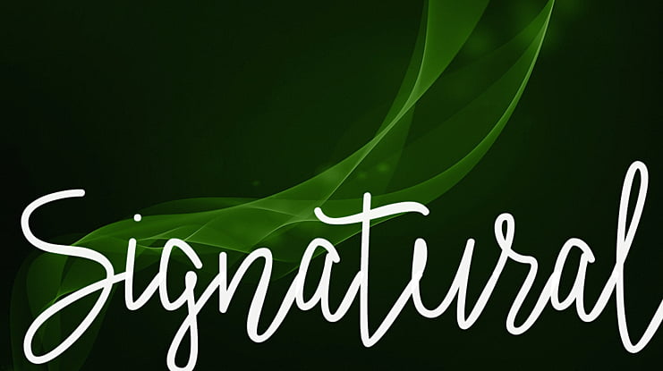 Signatural Font