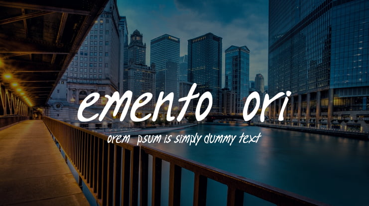 Memento Mori Font