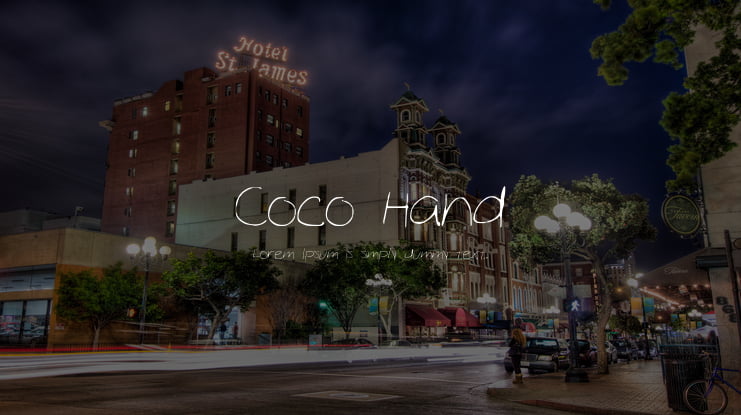 Coco_Hand Font