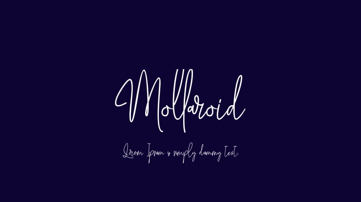 Mollaroid Font