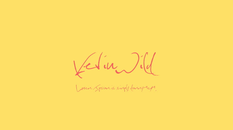 KevinWild Font