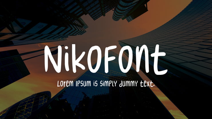 NikoFont Font