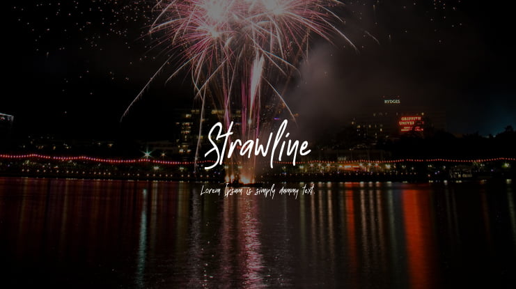 Strawline Font