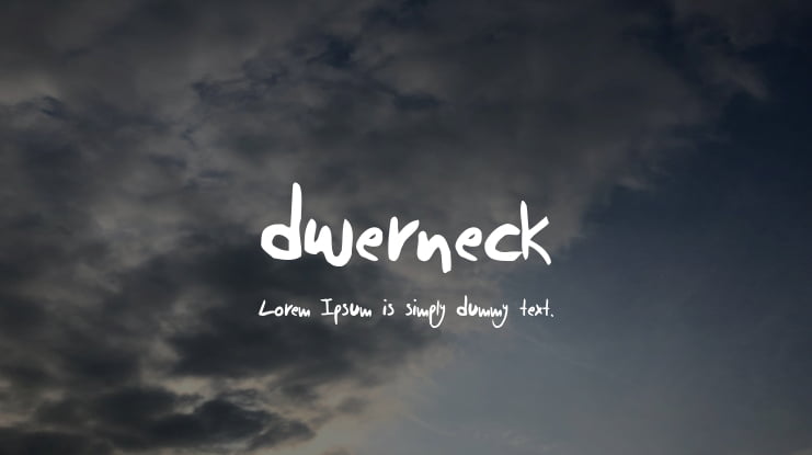 dwerneck Font