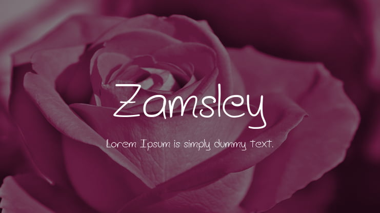 Zamsley Font