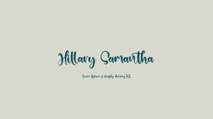 Hillary Samantha Font