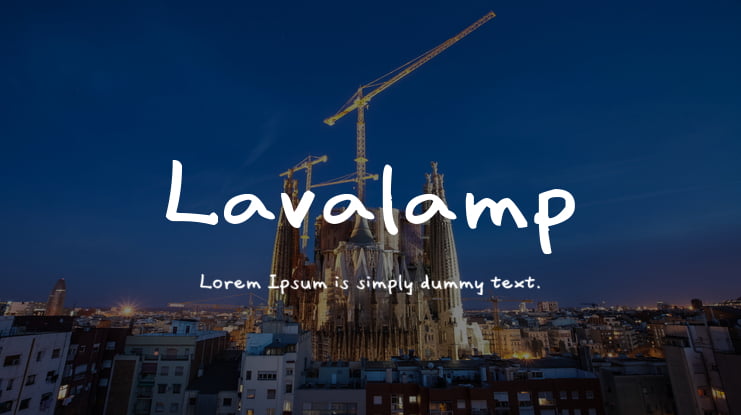 Lavalamp Font