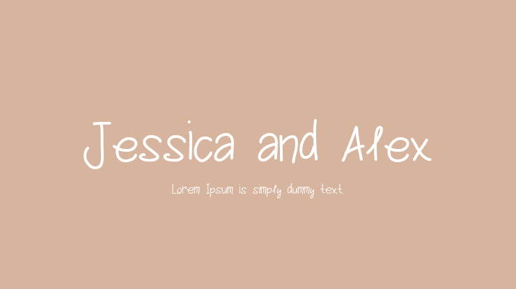 Jessica and Alex Font