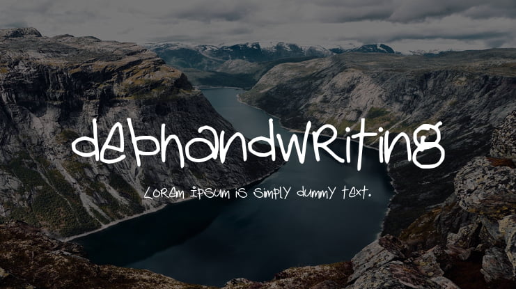 debhandwriting Font