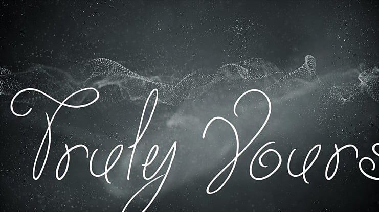 Truly Yours Font