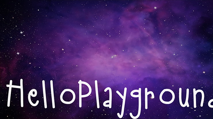 HelloPlayground Font