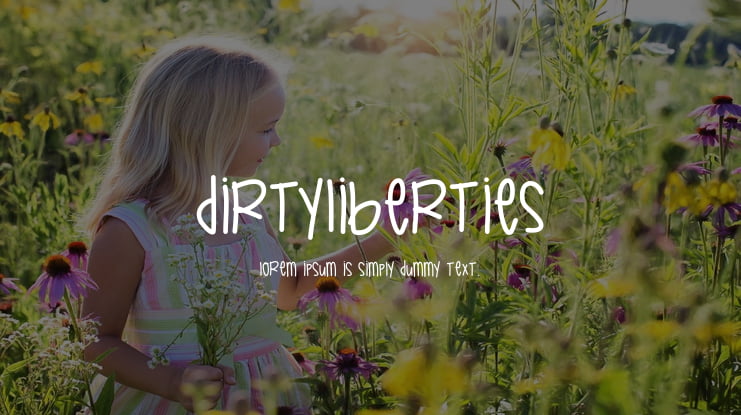 DirtyLiberties Font