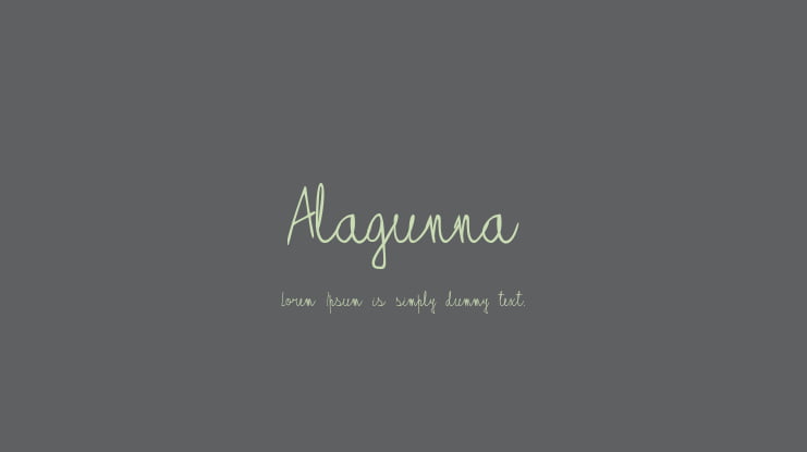 Alagunna Font