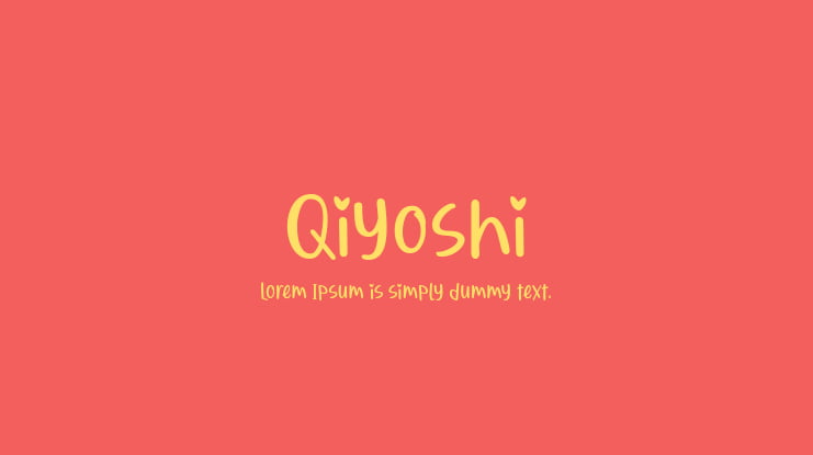 Qiyoshi Font Family