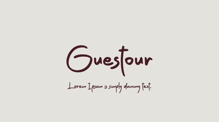 Guestour Font