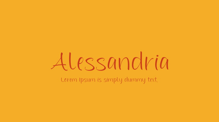 Alessandria Font