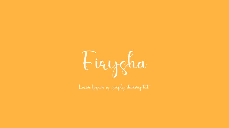 Firysha Font