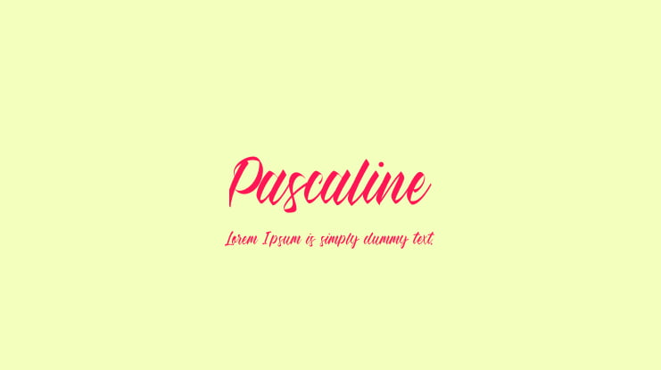 Pascaline Font