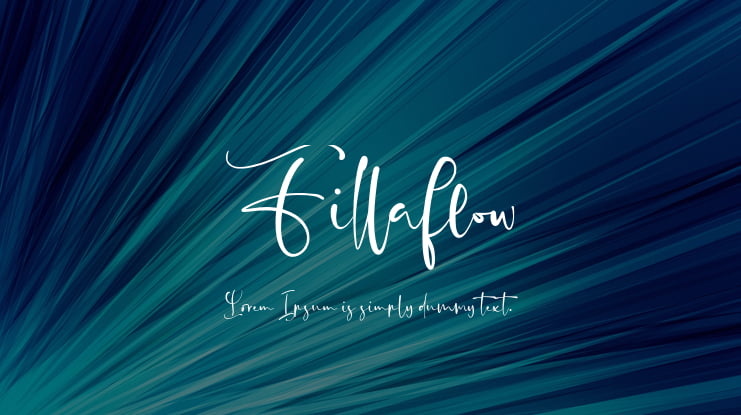 Fillaflow Font