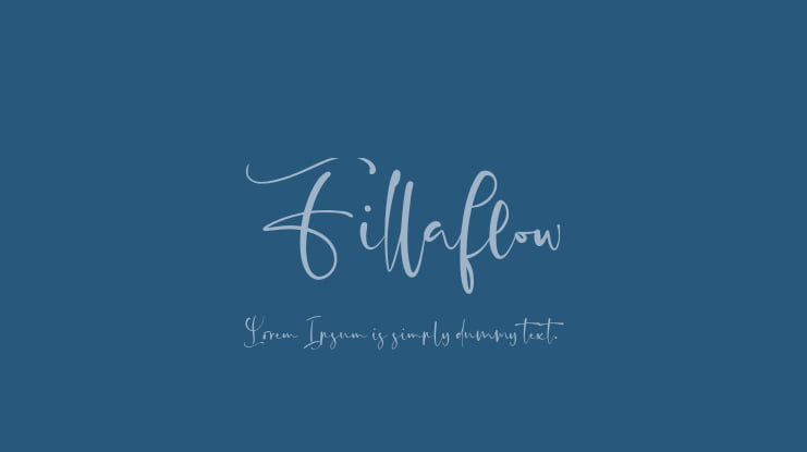 Fillaflow Font