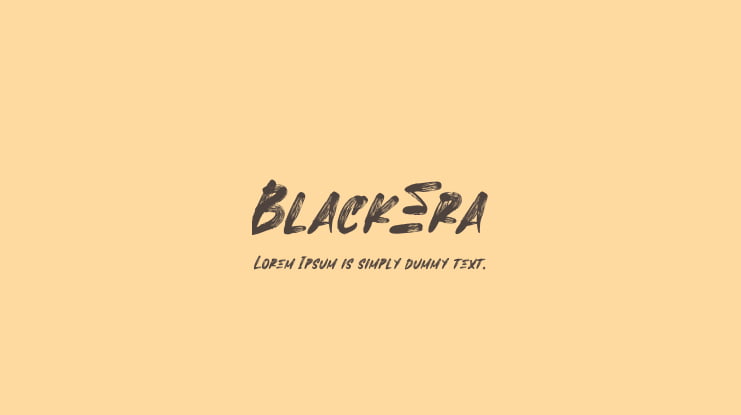 BlackEra Font