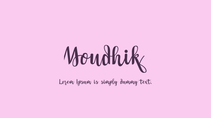 Moudhik Font