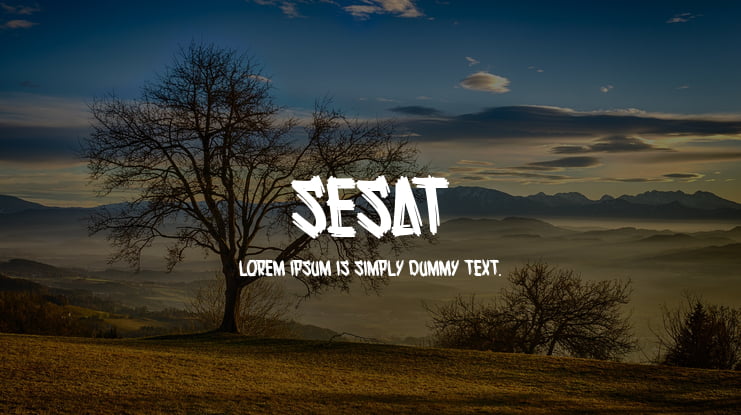 SESAT Font