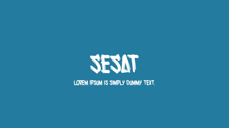 SESAT Font